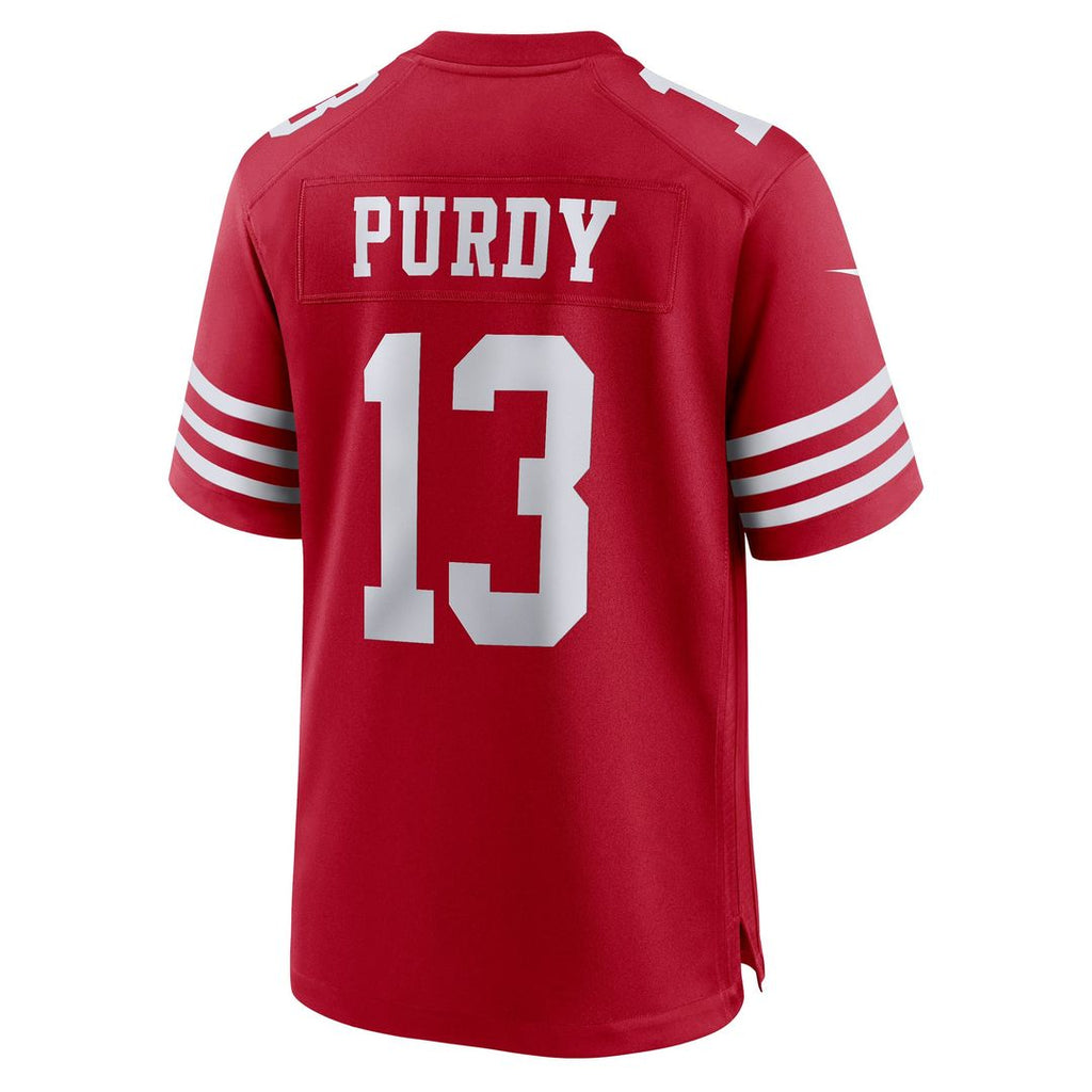Men's San Francisco 49ers Brock Purdy White Game Player Jersey