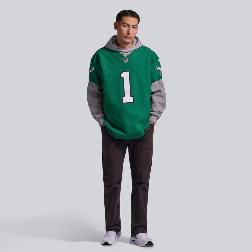 Men's Philadelphia Eagles Jalen Hurts Midnight Green Team Vapor F.U.S.E. Elite Jersey
