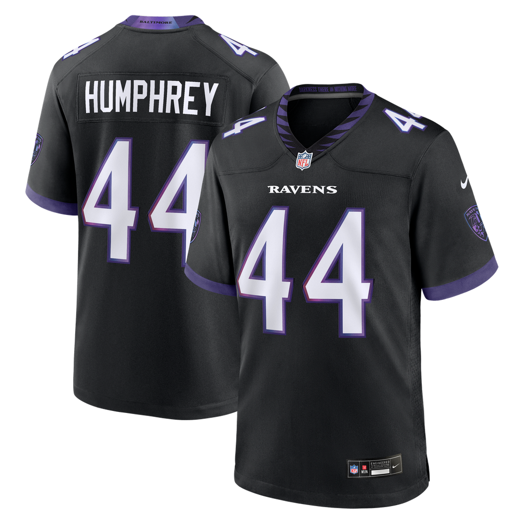 Men's Baltimore Ravens Marlon Humphrey Black Alternate