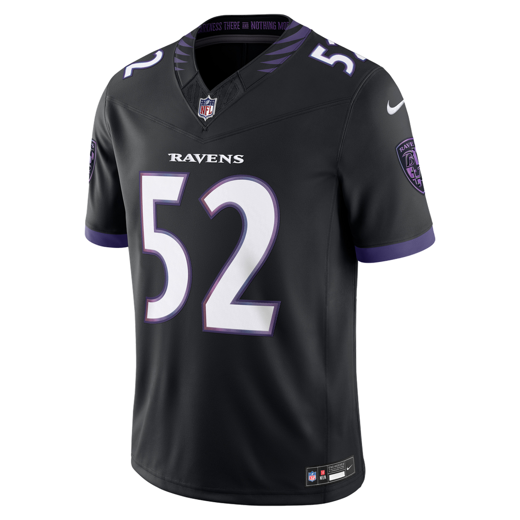 Men's Baltimore Ravens Ray Lewis Purple Vapor F.U.S.E. Stitched Retired