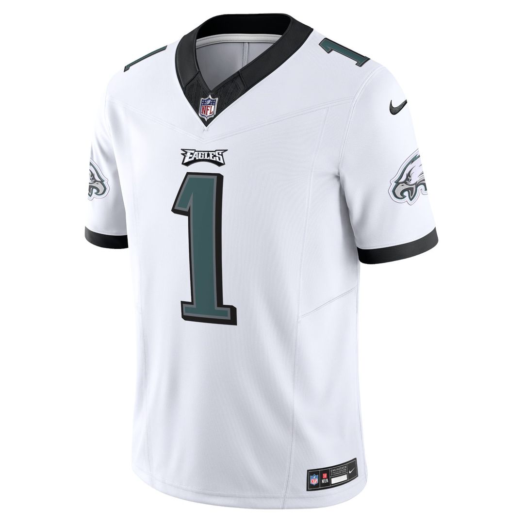 Men's Philadelphia Eagles Jalen Hurts Green Vapor F.U.S.E.