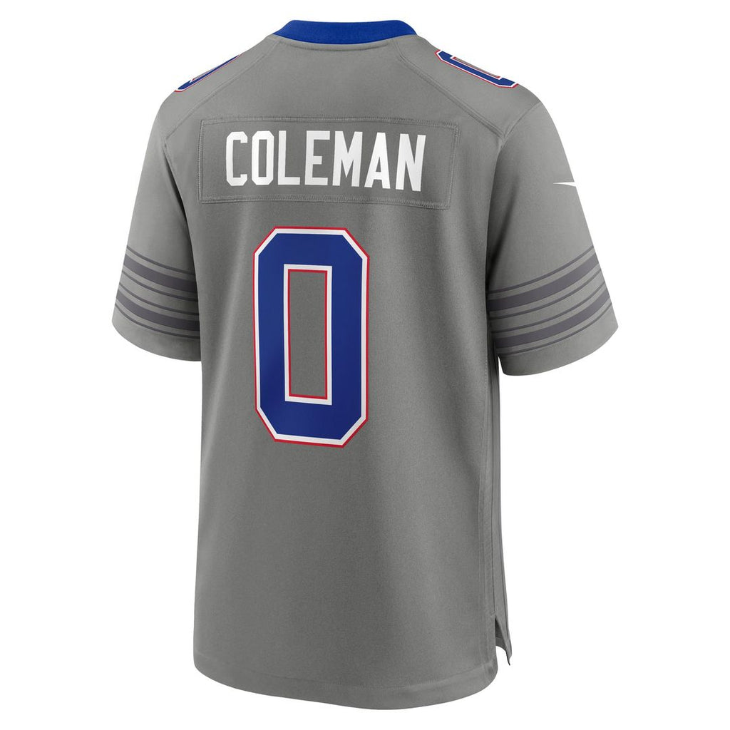 Men's Buffalo Bills Keon Coleman Gray Nickel City