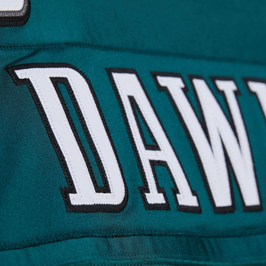 Men's Philadelphia Eagles 1996 Brian Dawkins White Authentic Throwback Retired Player Jersey