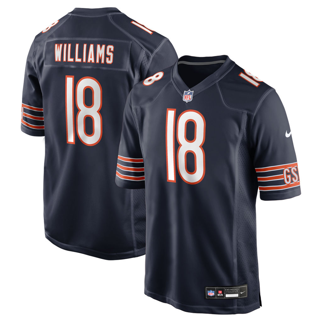 Men's Chicago Bears Caleb Williams Orange Alternate Player