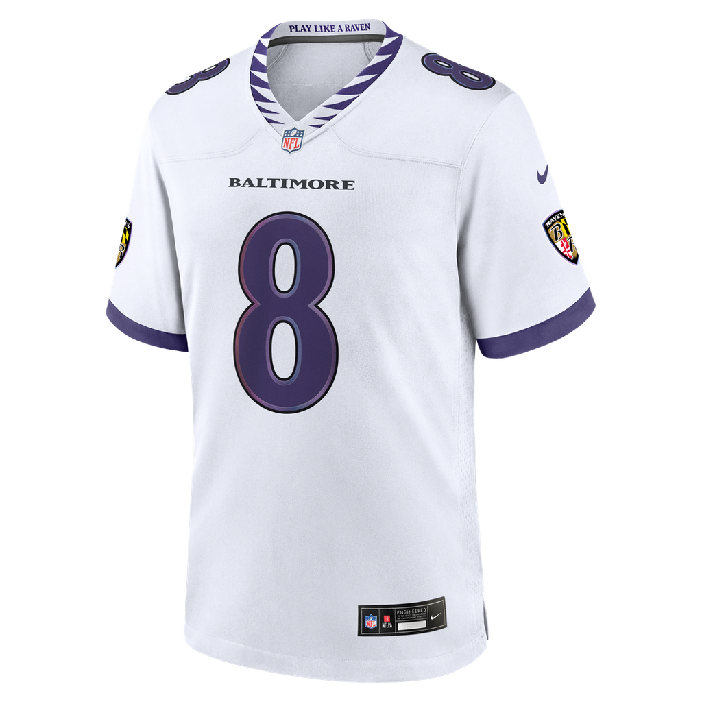 Men's Baltimore Ravens Lamar Jackson Purple Alternate
