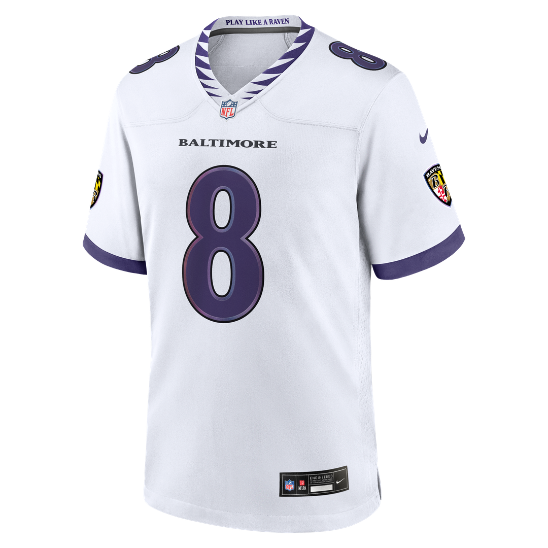 Men's Baltimore Ravens Lamar Jackson Purple Alternate