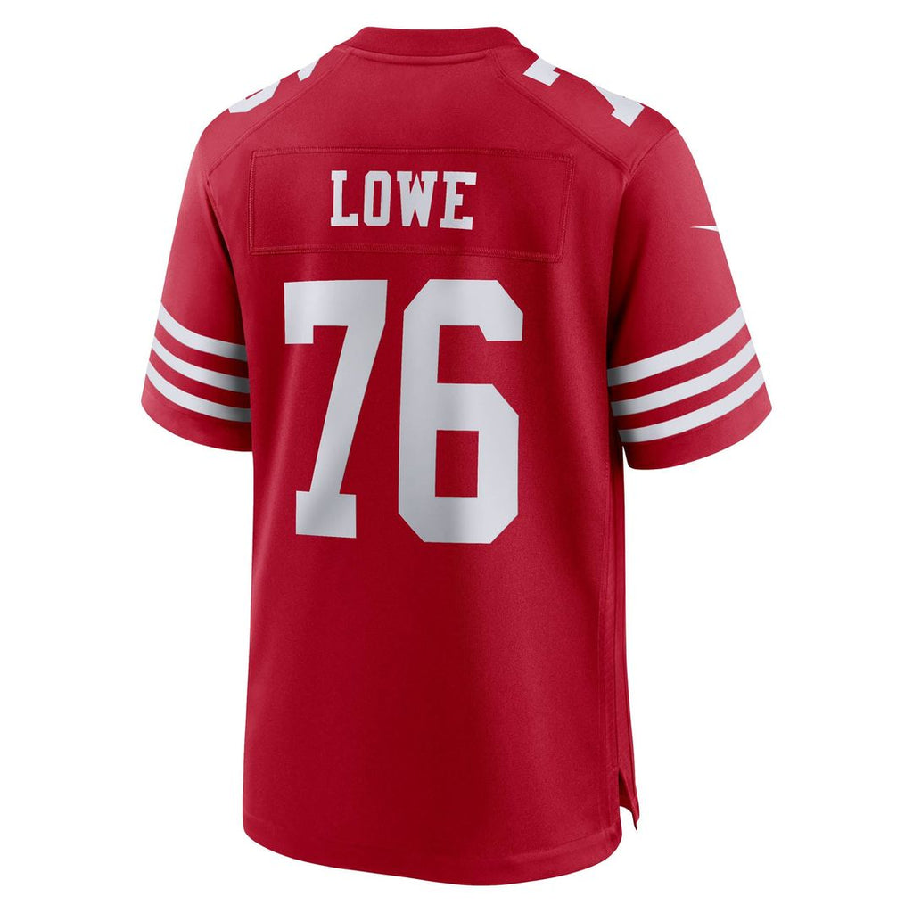 Men's San Francisco 49ers Vederian Lowe Scarlet Team