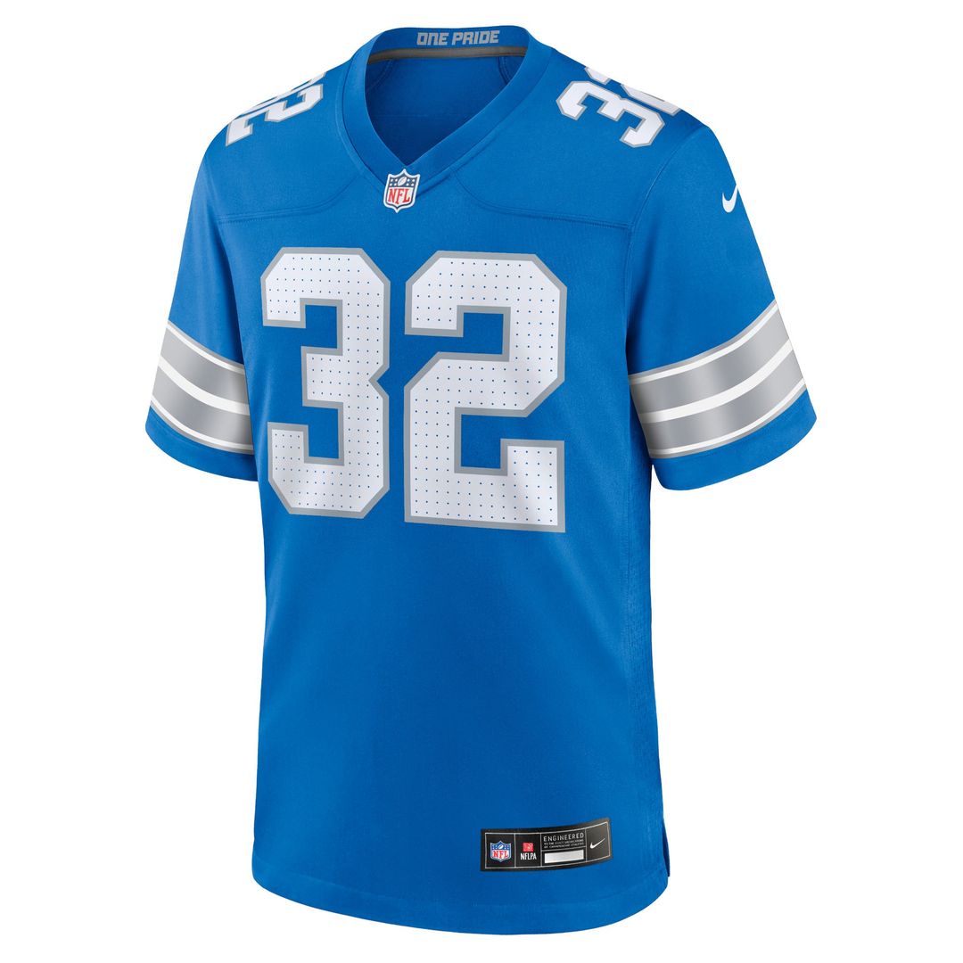 Men's Detroit Lions Brian Branch Blue