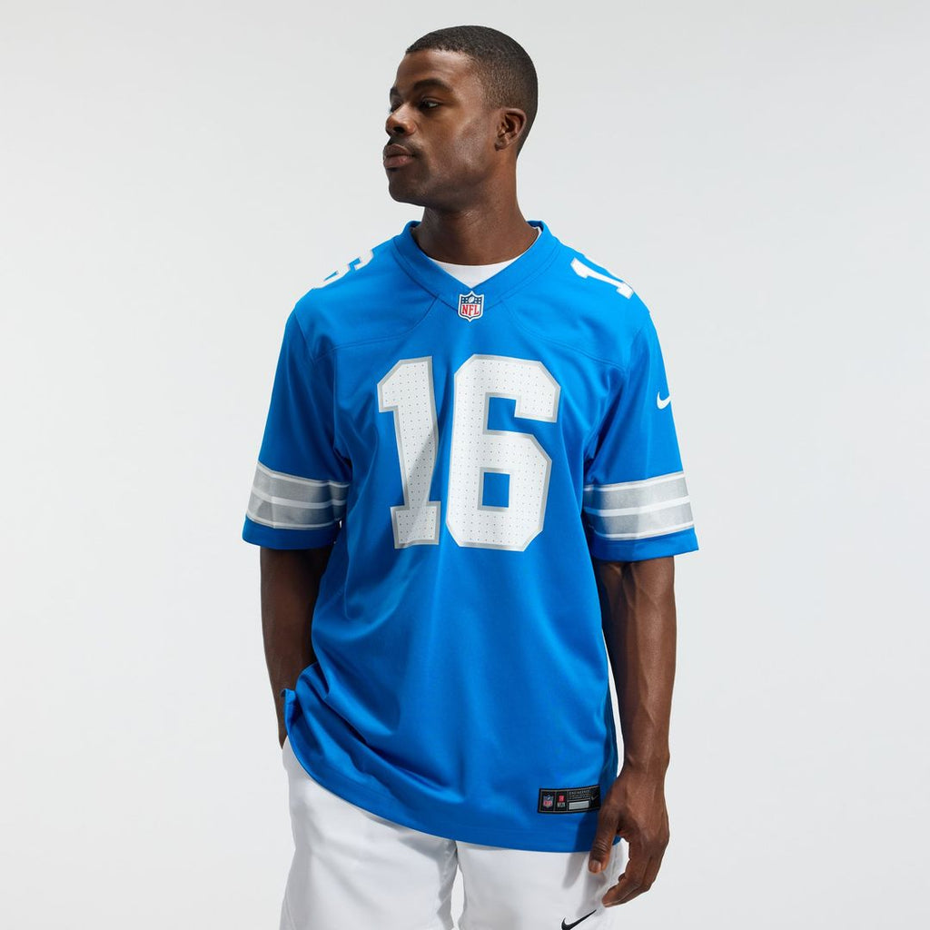 Men's Detroit Lions Jared Goff White