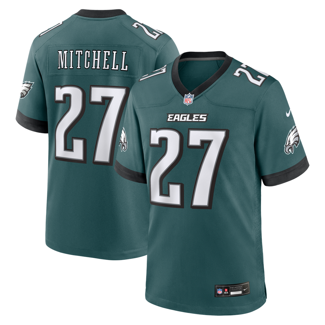 Men's Philadelphia Eagles Quinyon Mitchell Black Alternate