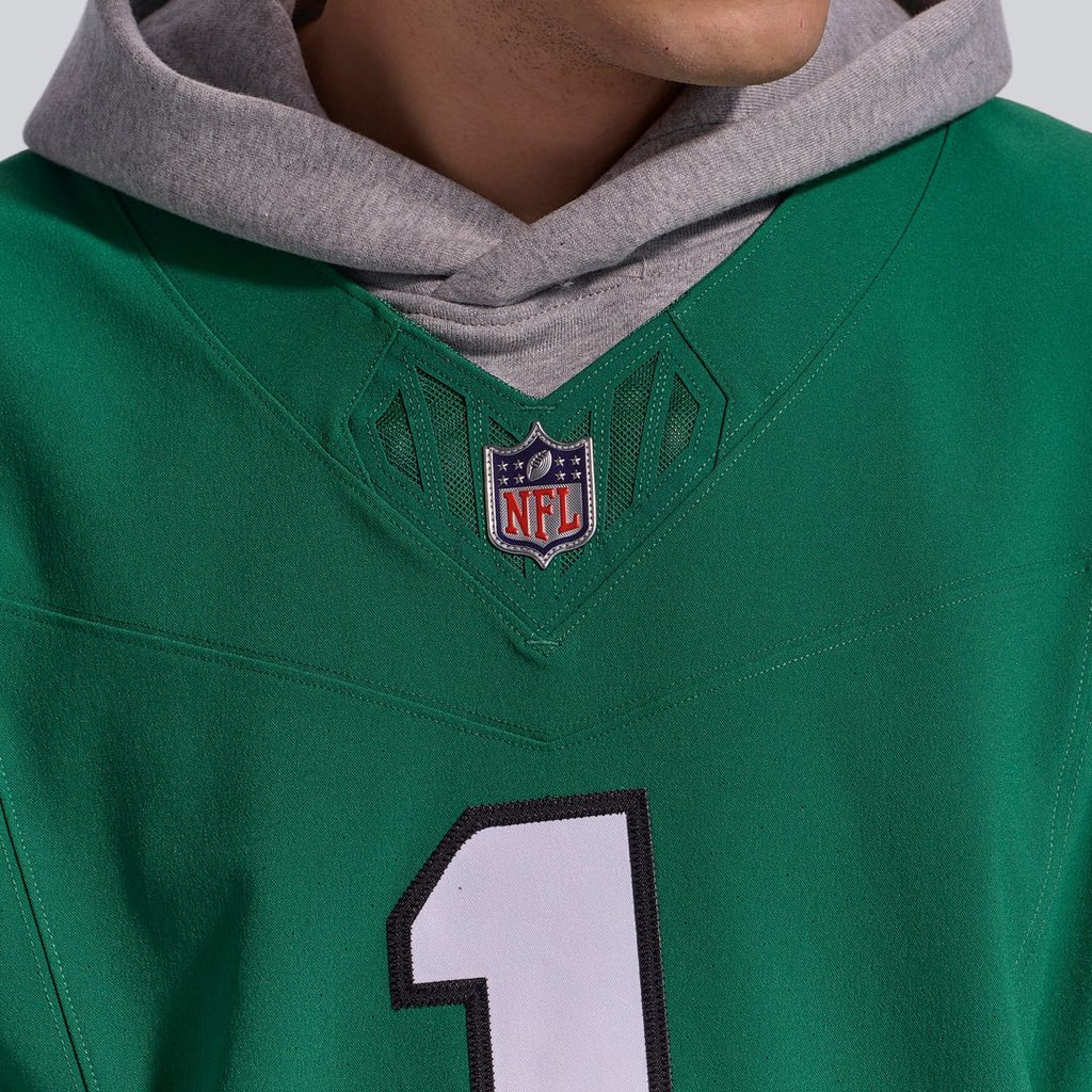 Men's Philadelphia Eagles Jalen Hurts Midnight Green Team Vapor F.U.S.E. Elite Jersey