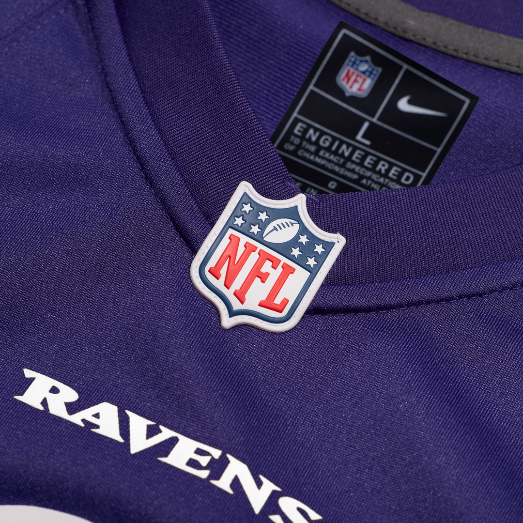 Men's Baltimore Ravens Zay Flowers Purple