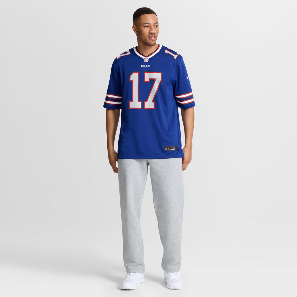 Men's Buffalo Bills Josh Allen Royal Team Game Player Jersey