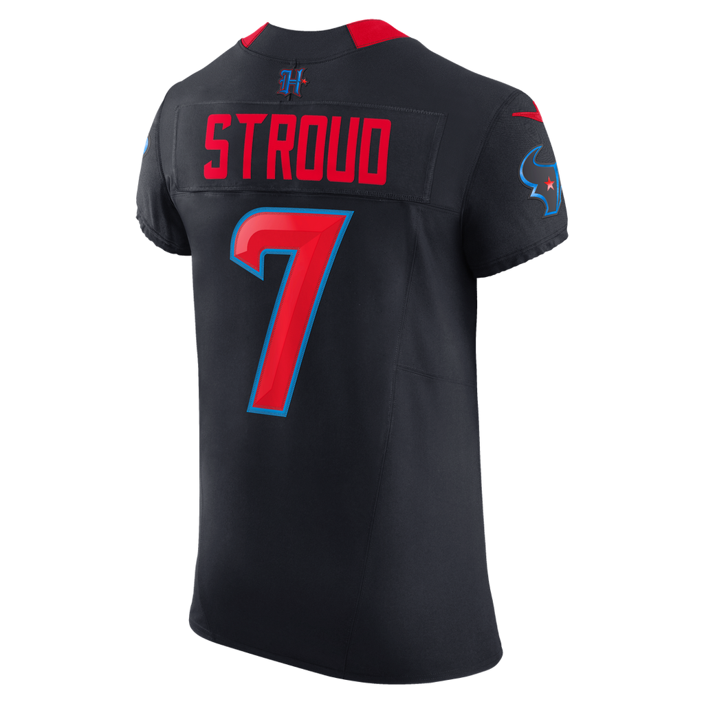 Men's Houston Texans C.J. Stroud Navy Alternate 2 Vapor F.U.S.E. Elite Jersey