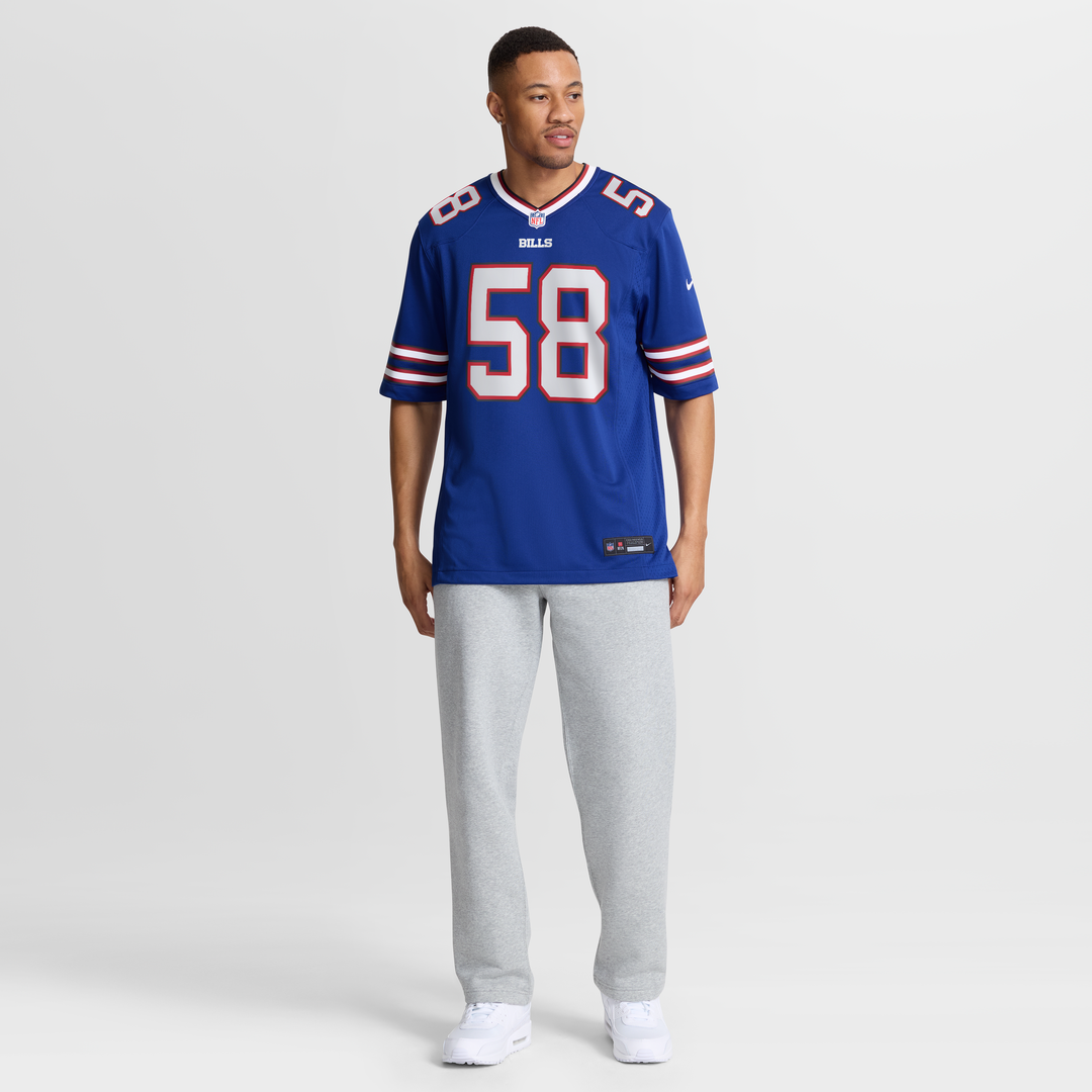 Men's Buffalo Bills Matt Milano Red Alternate