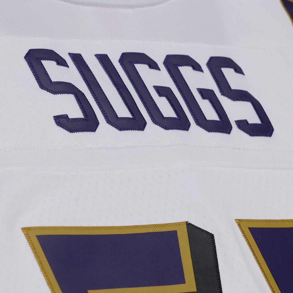 Men's Baltimore Ravens Terrell Suggs Purple 2003 Legacy Replica Jersey