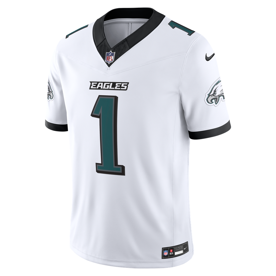 Men's Philadelphia Eagles Jalen Hurts Black Alternate Vapor F.U.S.E. Stitched