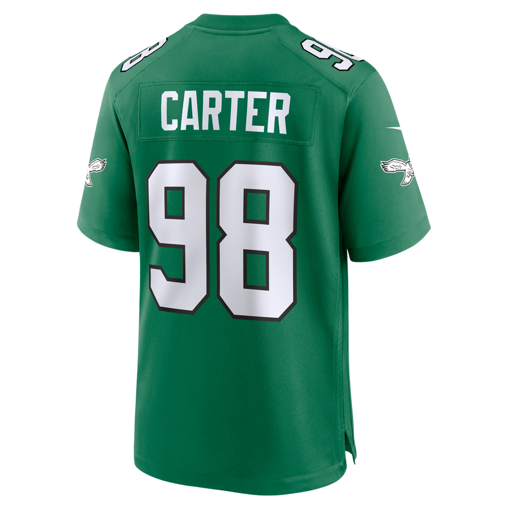 Men's Philadelphia Eagles Jalen Carter Midnight Green Team