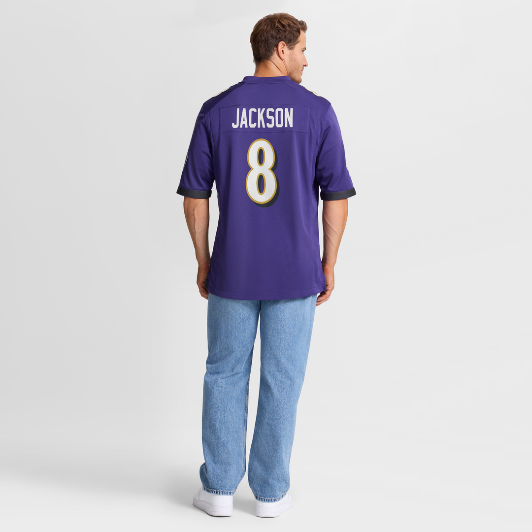 Men's Baltimore Ravens Lamar Jackson Purple
