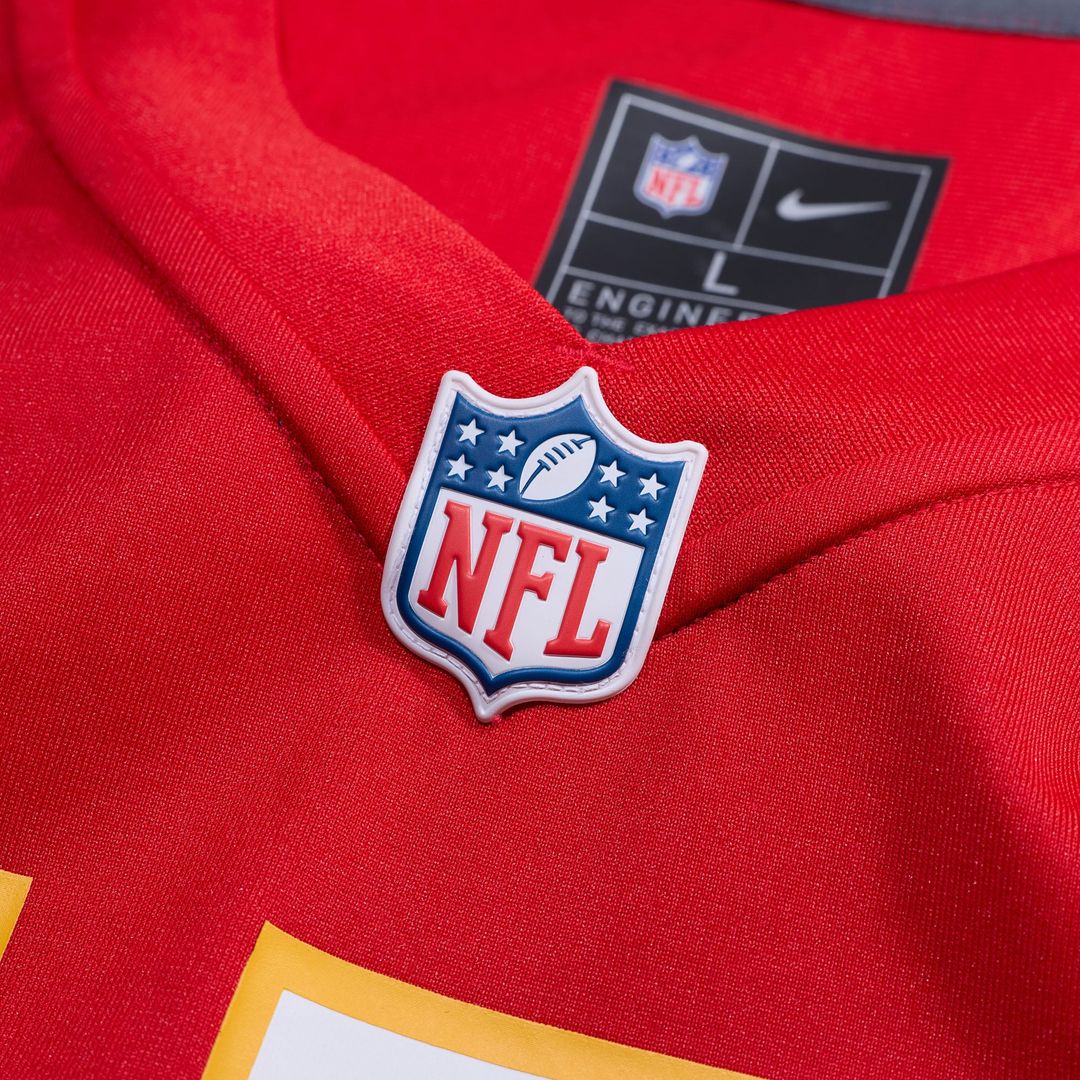 Men's Kansas City Chiefs Mike Caliendo Red Game Player Jersey