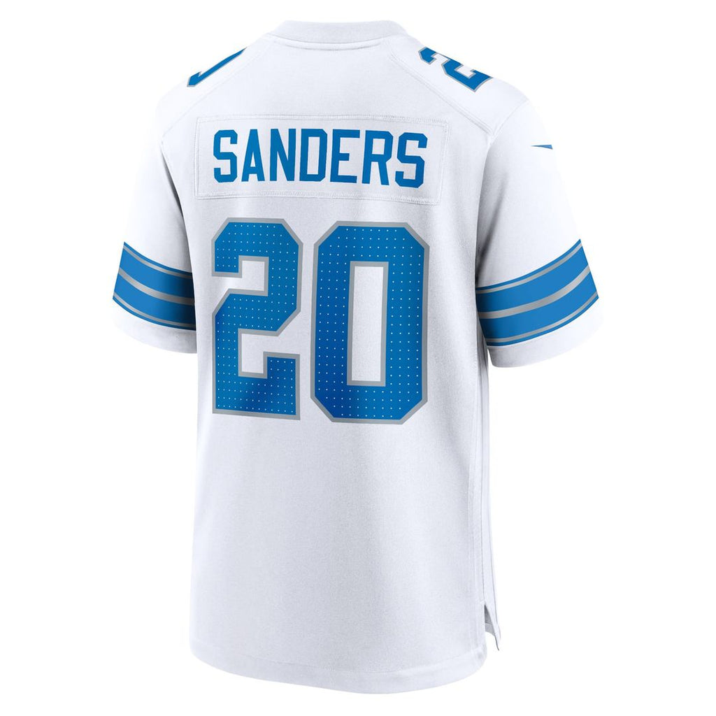 Men's Detroit Lions Barry Sanders Black 2nd Alternate Retired Player