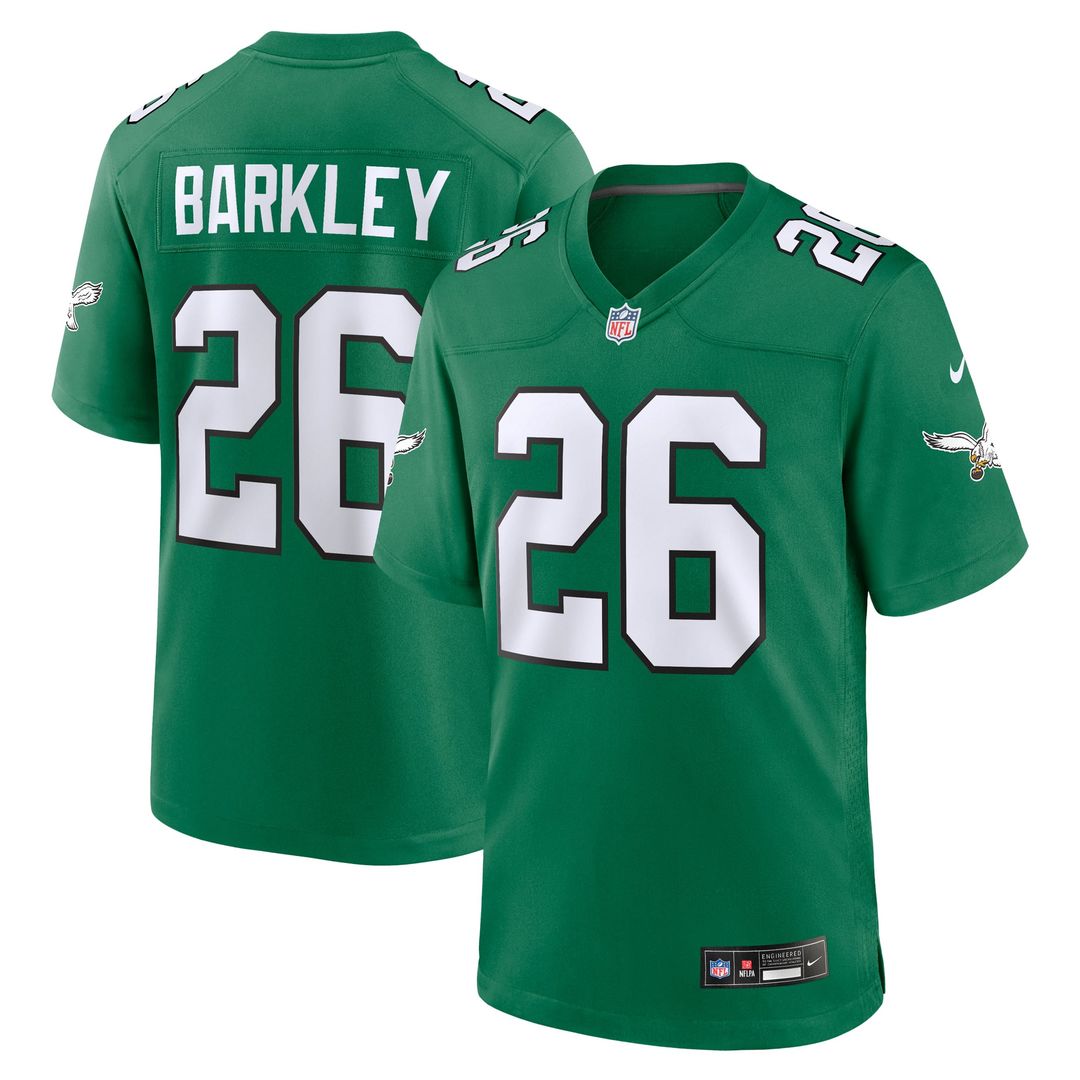 Men's Philadelphia Eagles Saquon Barkley Black Alternate