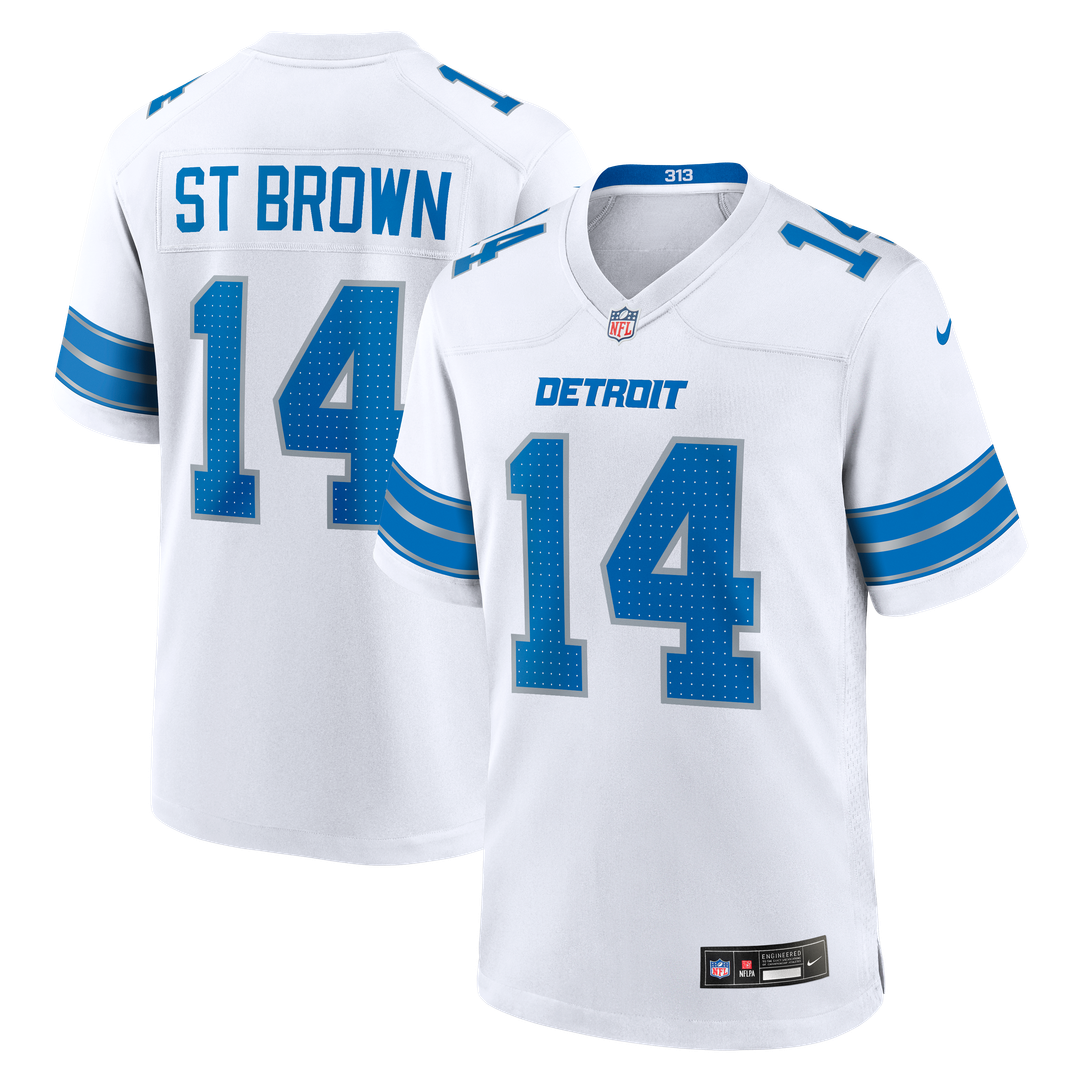 Men's Detroit Lions Amon-Ra St. Brown Blue