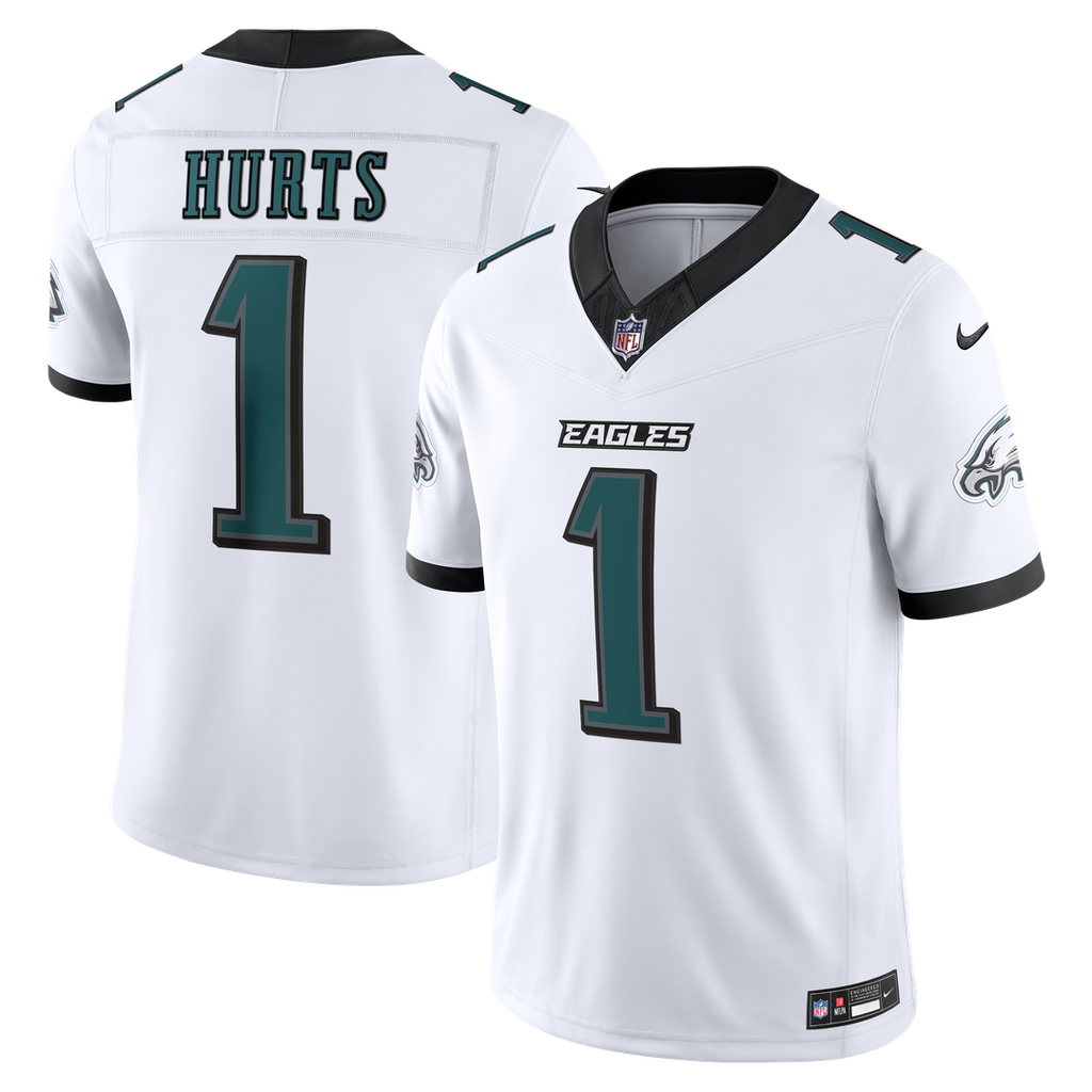 Men's Philadelphia Eagles Jalen Hurts Black Alternate Vapor F.U.S.E. Stitched