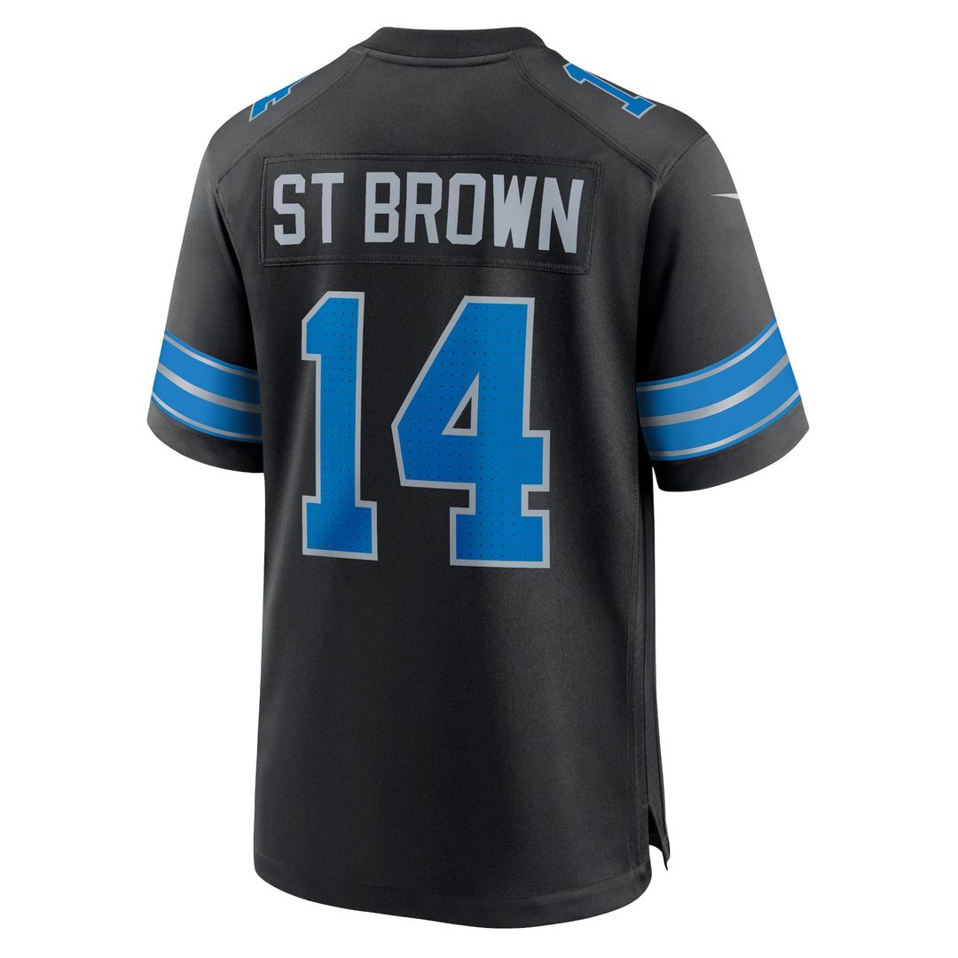 Men's Detroit Lions Amon-Ra St. Brown Blue