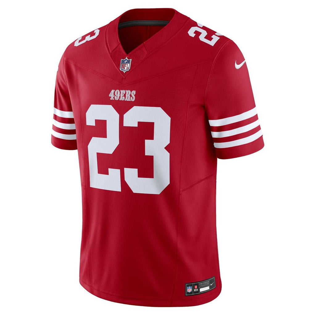 Men's San Francisco 49ers Christian McCaffrey White Vapor F.U.S.E. Limited 2nd Alternate Jersey