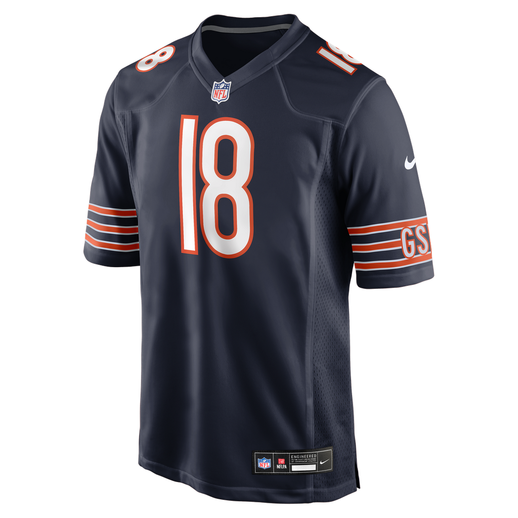 Men's Chicago Bears Caleb Williams White First Round Pick Player