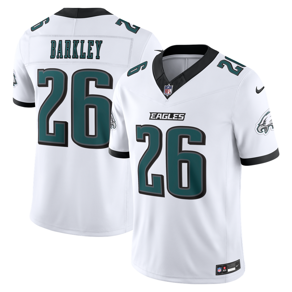 Men's Philadelphia Eagles Saquon Barkley Kelly Green Alternate Vapor F.U.S.E. Stitched
