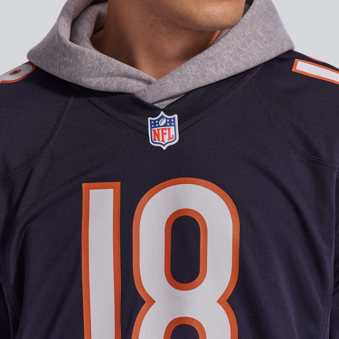 Men's Chicago Bears Caleb Williams White First Round Pick Player