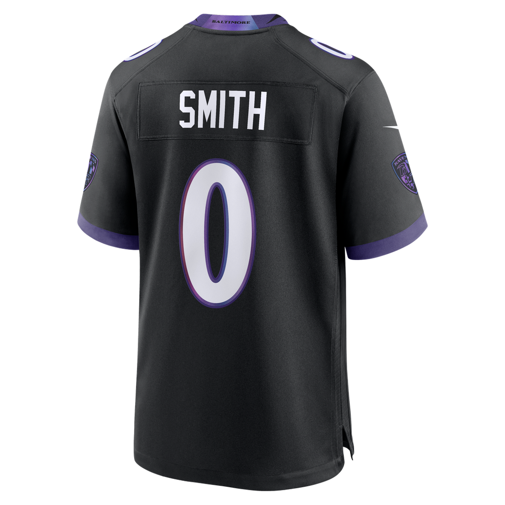 Men's Baltimore Ravens Roquan Smith Black Alternate