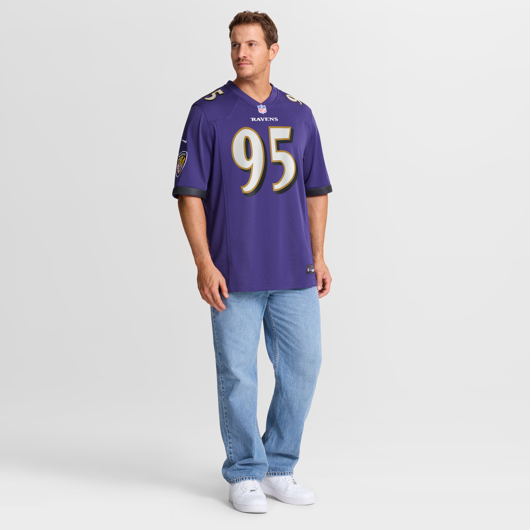 Men's Baltimore Ravens Tavius Robinson Purple Team