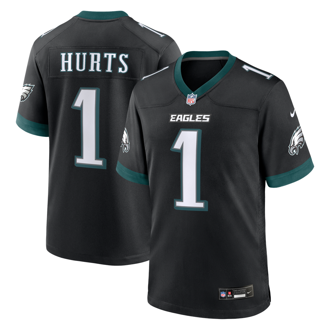 Men's Philadelphia Eagles Jalen Hurts Midnight Green Team