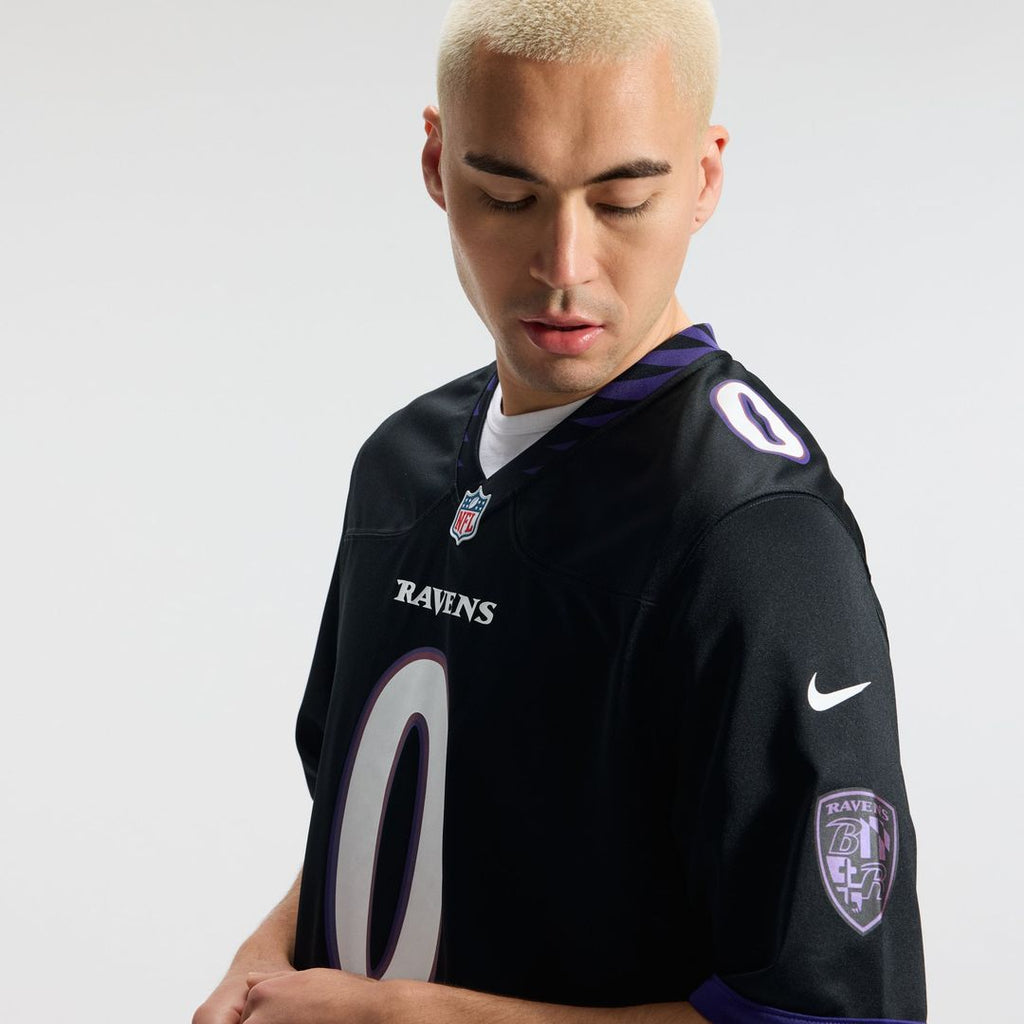 Men's Baltimore Ravens Roquan Smith Purple Alternate