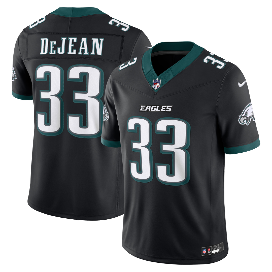 Men's Philadelphia Eagles Cooper DeJean Kelly Green Alternate Vapor F.U.S.E. Stitched