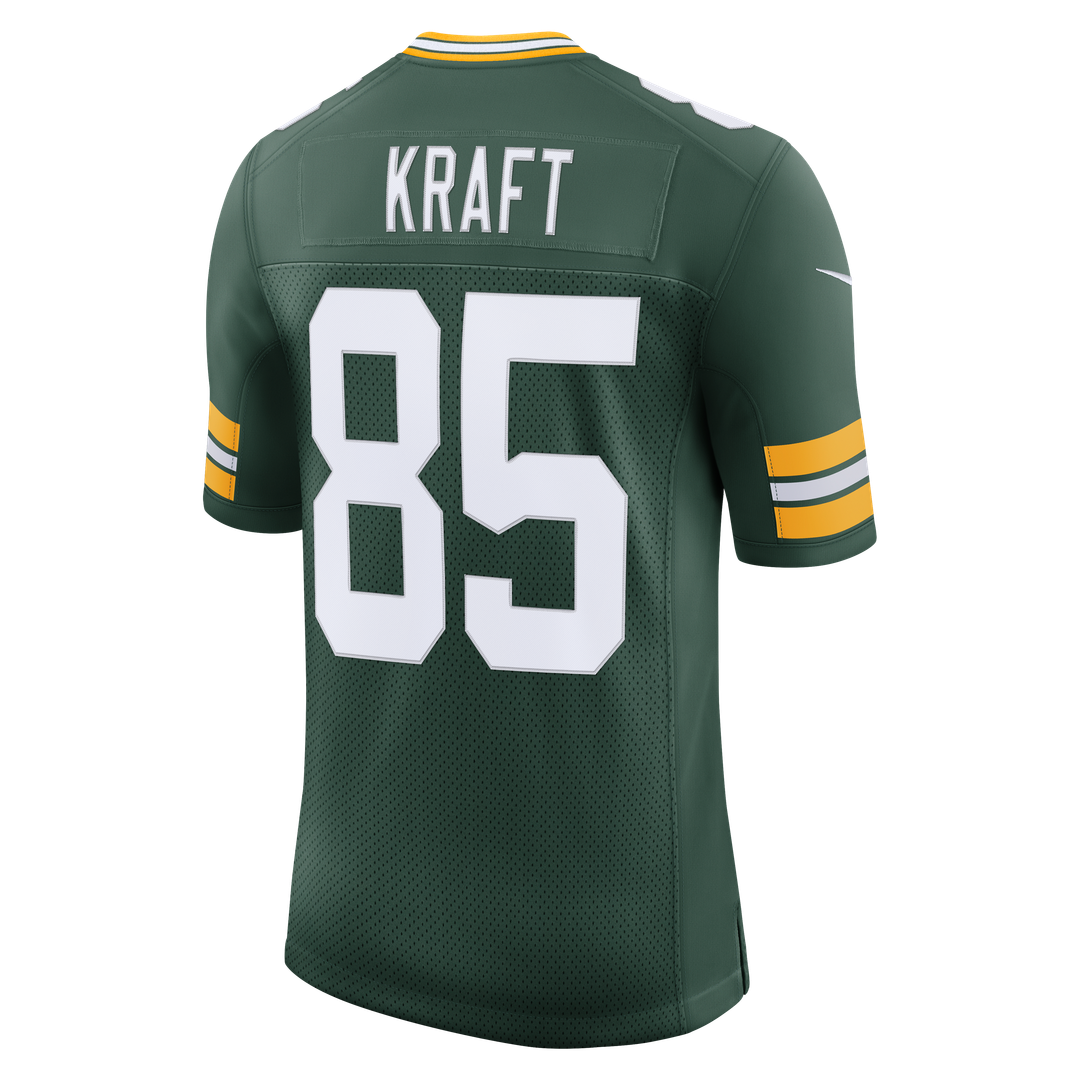 Men's Green Bay Packers Tucker Kraft Green Stitched