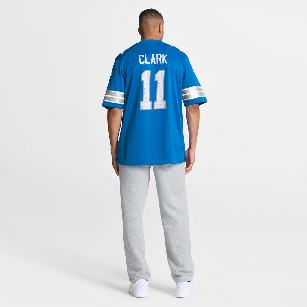 Men's Detroit Lions Damone Clark Blue Team