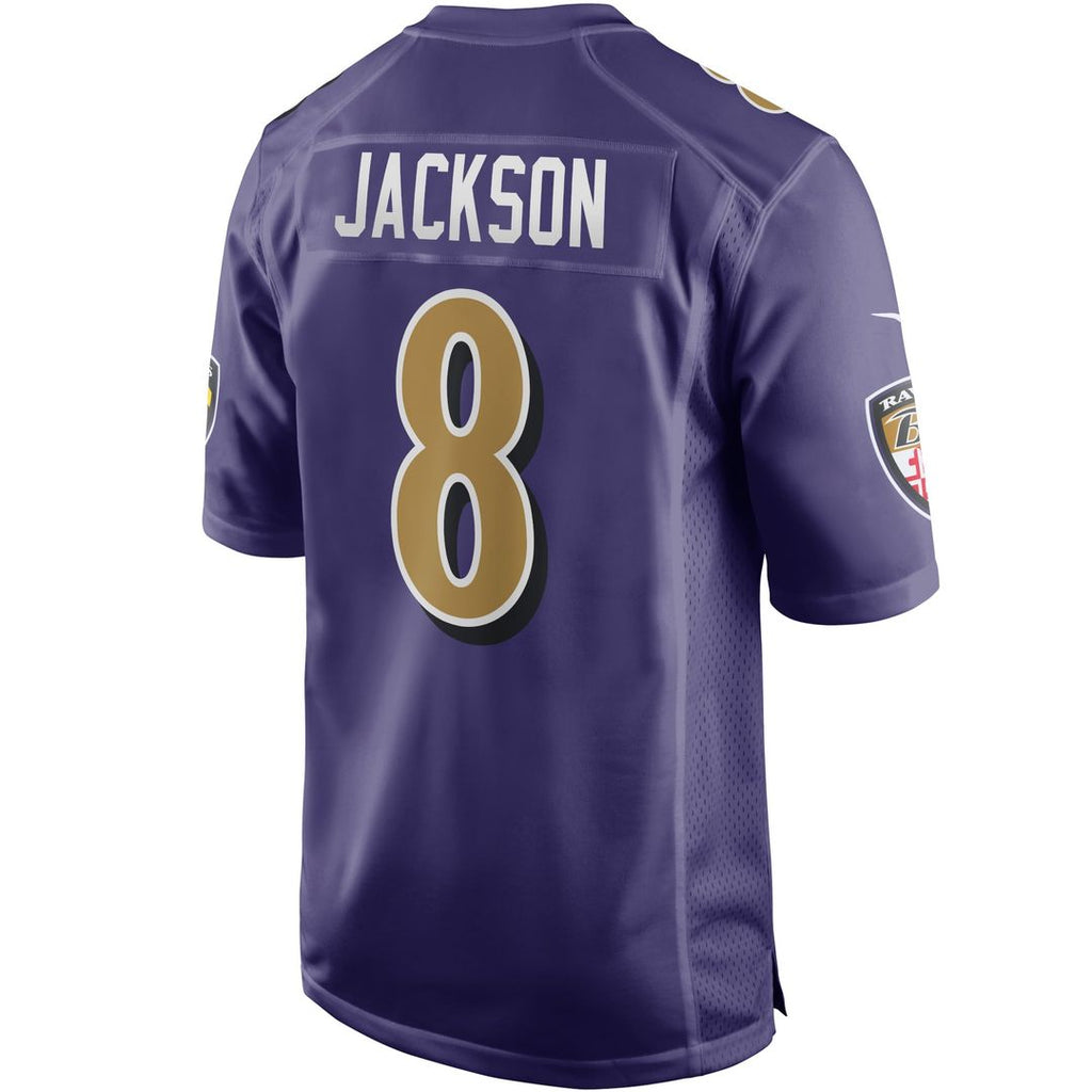 Men's Baltimore Ravens Lamar Jackson Black Alternate