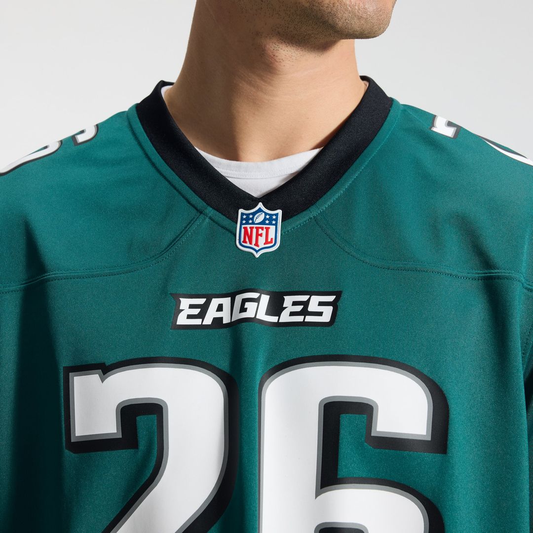Men's Philadelphia Eagles Saquon Barkley Black Alternate