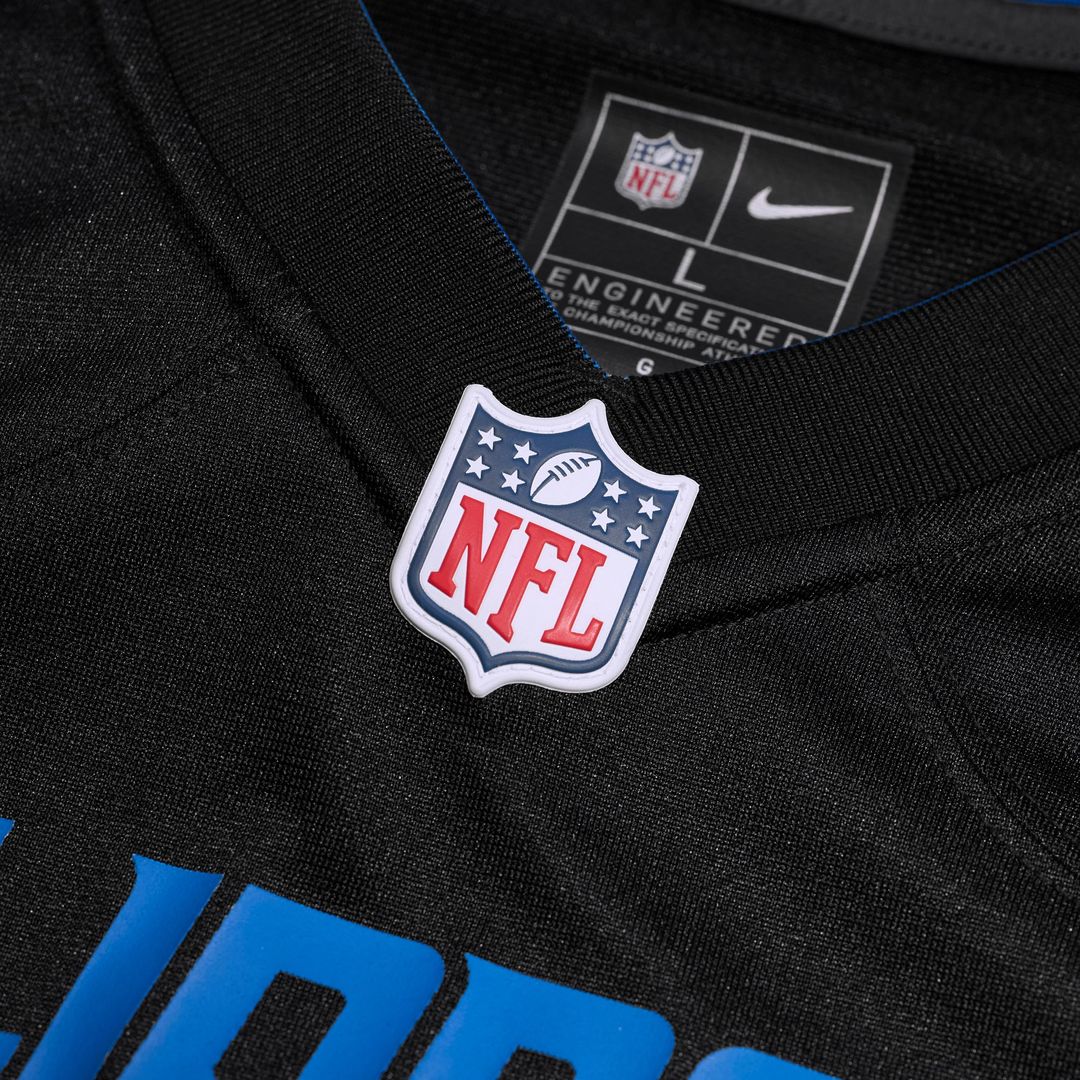 Men's Detroit Lions Isaac TeSlaa Blue Game Player Jersey