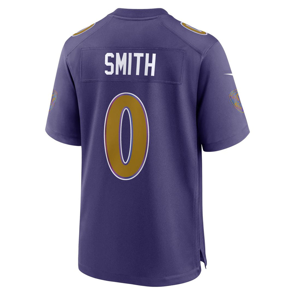 Men's Baltimore Ravens Roquan Smith Black Alternate