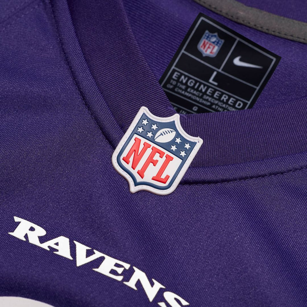Men's Baltimore Ravens Steve McNair Purple Game Retired Player Jersey