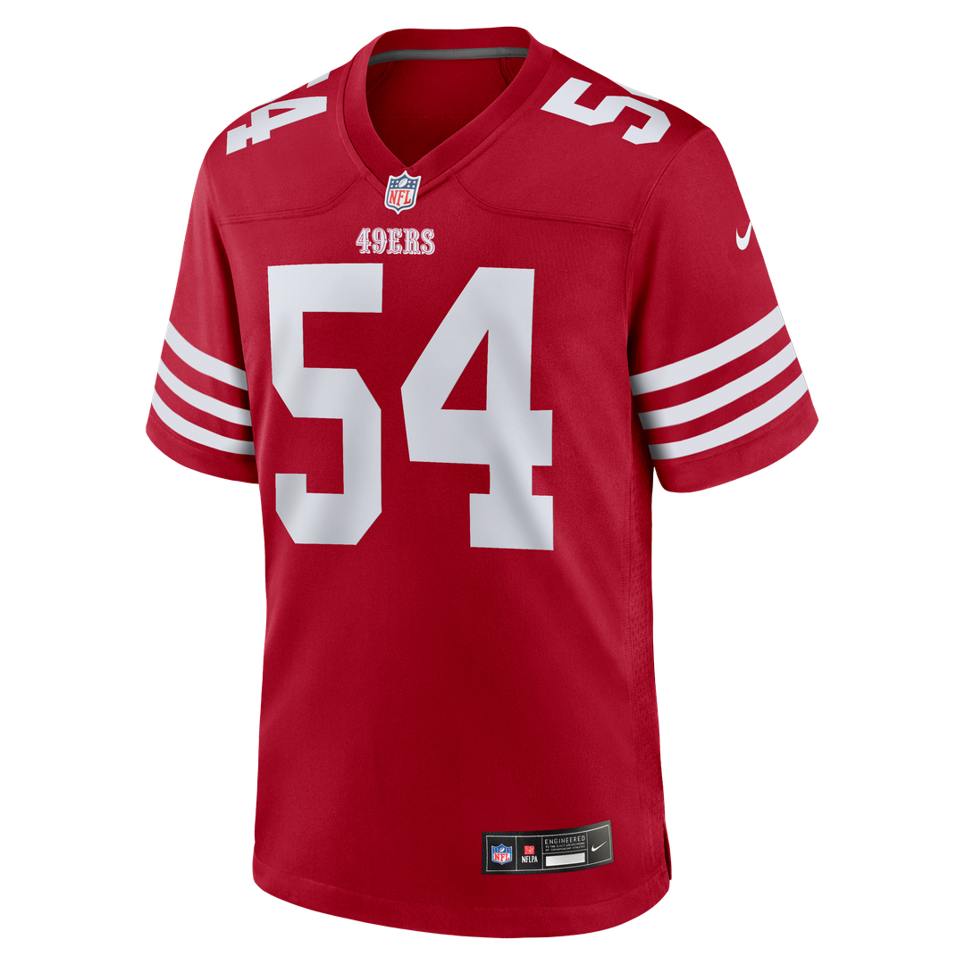 Men's San Francisco 49ers Fred Warner White Player