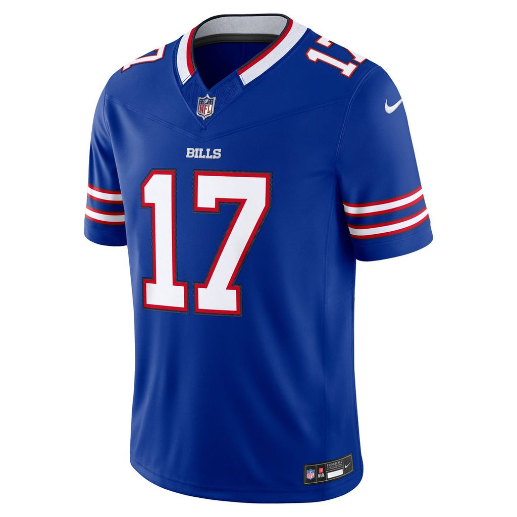 Men's Buffalo Bills Josh Allen Gray Nickel City Vapor F.U.S.E. Stitched