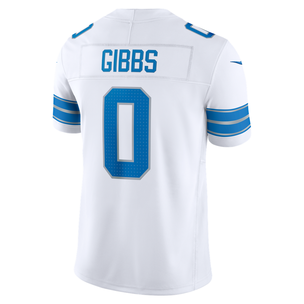 Men's Detroit Lions Jahmyr Gibbs Blue Team Vapor F.U.S.E. Stitched
