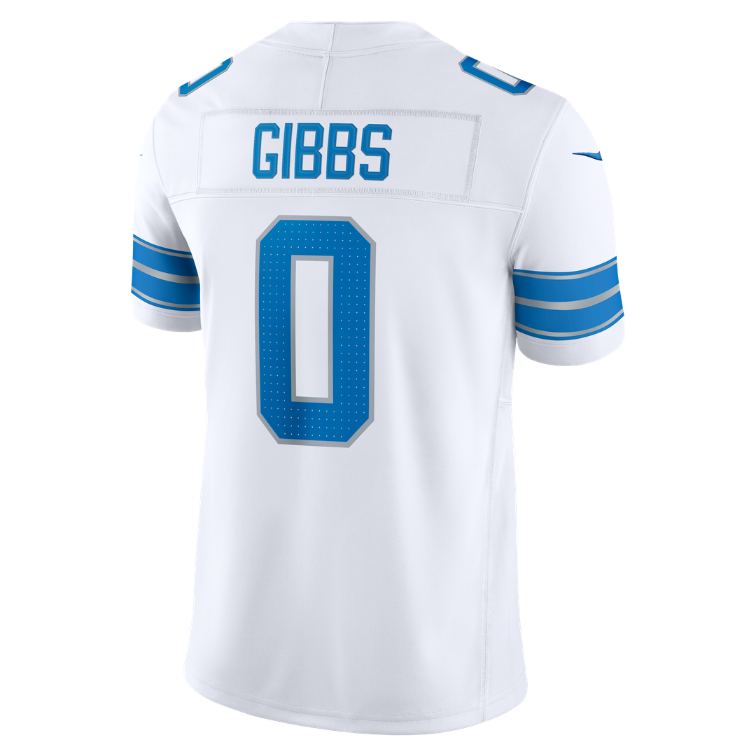 Men's Detroit Lions Jahmyr Gibbs Blue Team Vapor F.U.S.E. Stitched