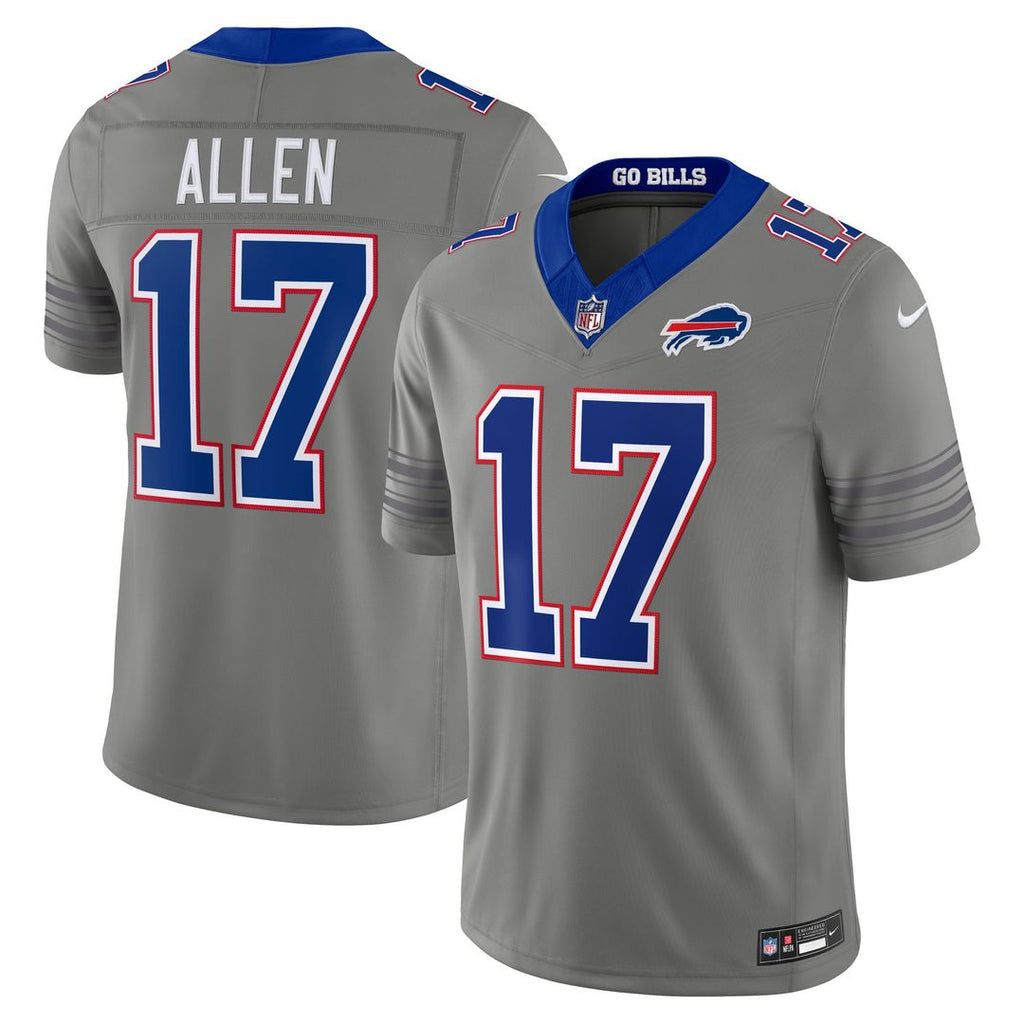 Men's Buffalo Bills Josh Allen White Vapor F.U.S.E. Stitched